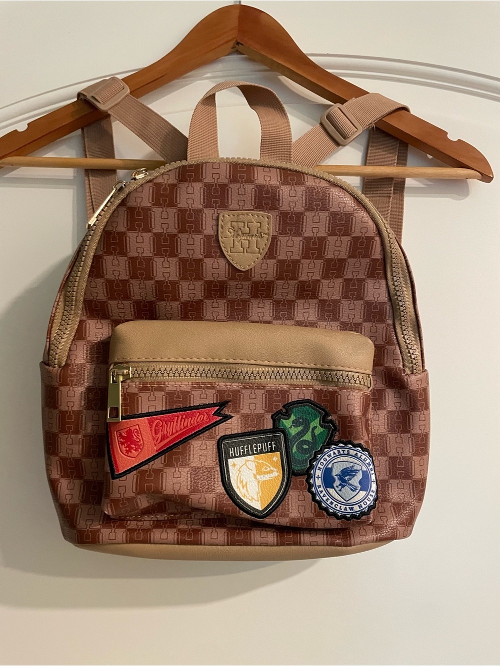 Harry Potter Wizarding World Mini Backpack w/ House & Hogwarts Patches